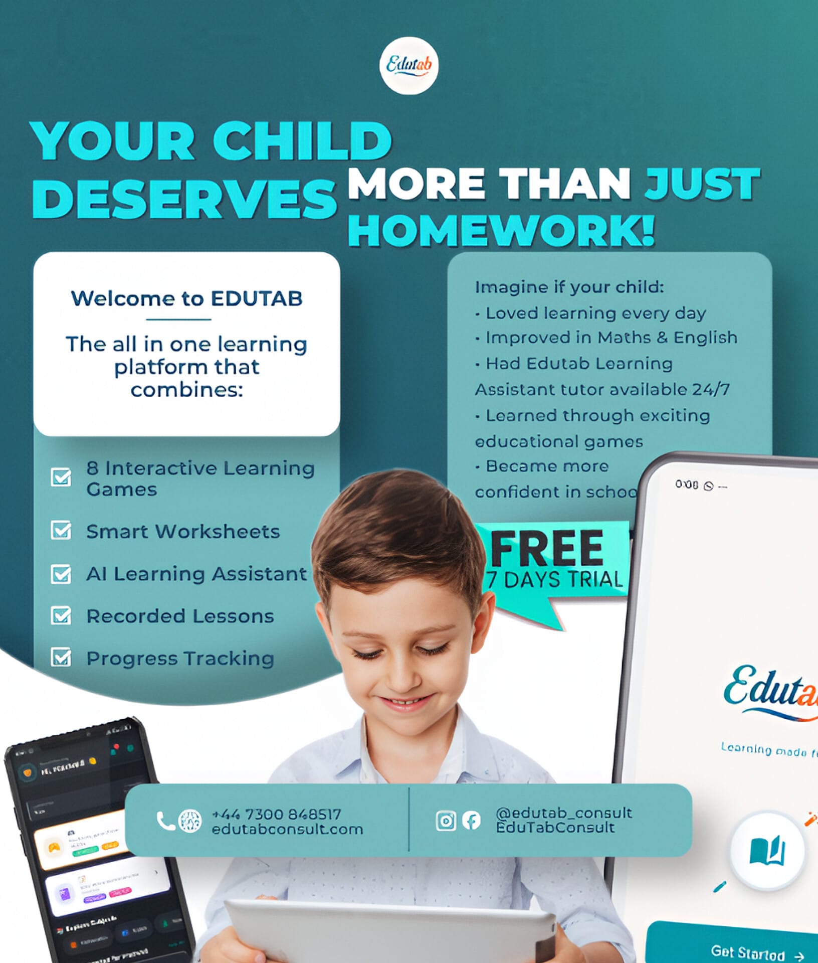 Edutab Learning Assistant (ELA) in use
